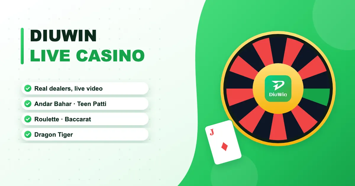 DiuWin Live Casino banner