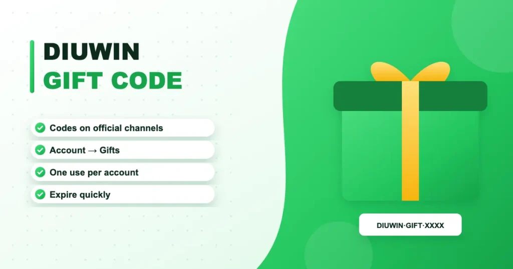 DiuWin Gift Code